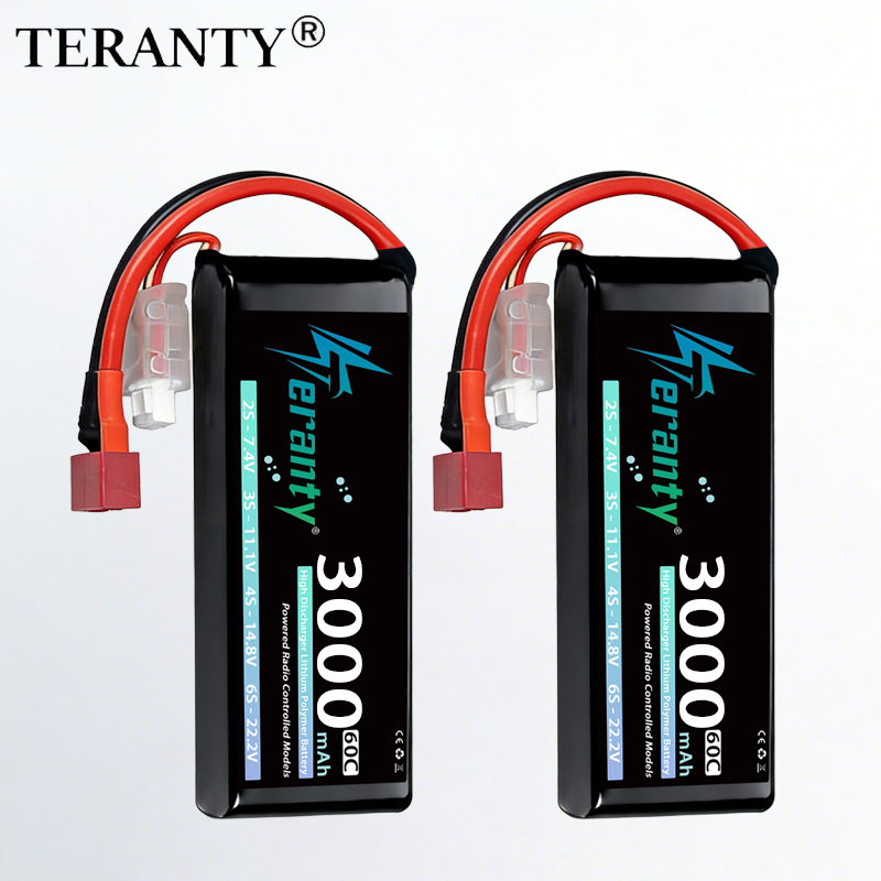 Drone Battery 3S - TERANTY 2S 3000mAh Bateria Lipo 7.4V