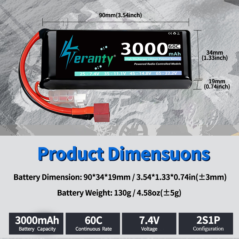 TERANTY 2S 3000mAh Bateria Lip – Drone Battery 3S recenzja i cena